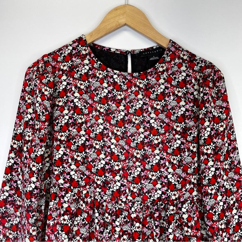 Sanctuary tiered floral mini dress - XXL - Picture 3 of 11